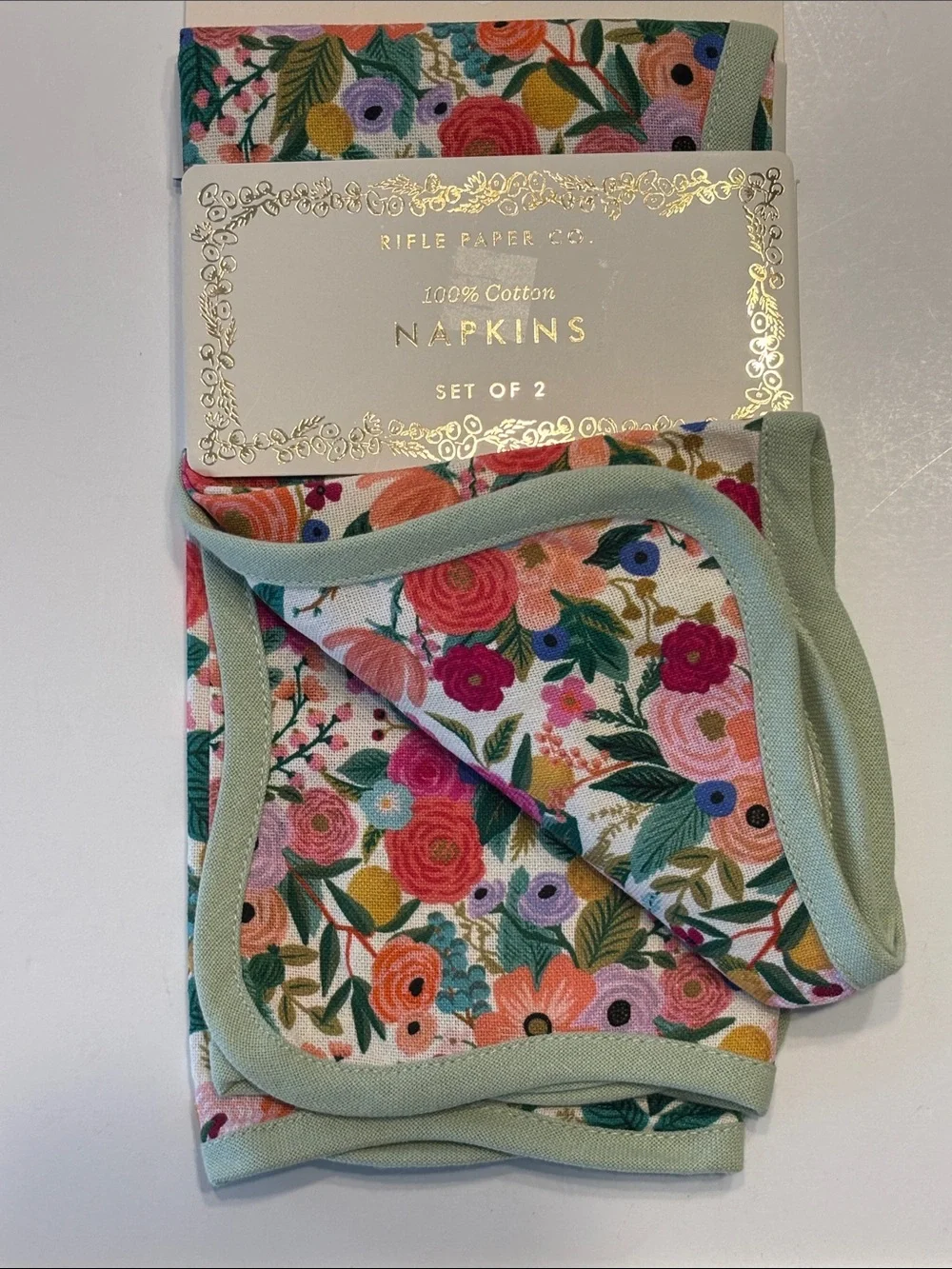 Rifle Paper Co. Floral Garden Napkin Set of 2